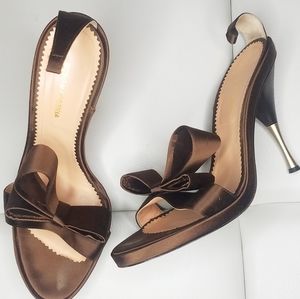 BCBG Satin  Naoli Pumps